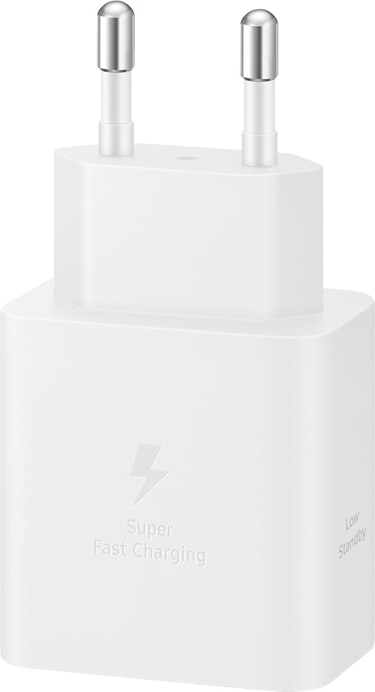سامسونج شاحن فائق السرعة 45 واط (بدون كابل) شاحن اصلي USB-C الى USB-C EP-T4511NW 45 واط ابيض - الصورة 3