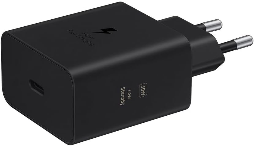 سامسونج شاحن اصلي EP-T6010، 60 واط، شحن فائق السرعة، موصل USB-C (بدون كابل)، اسود - الصورة 4