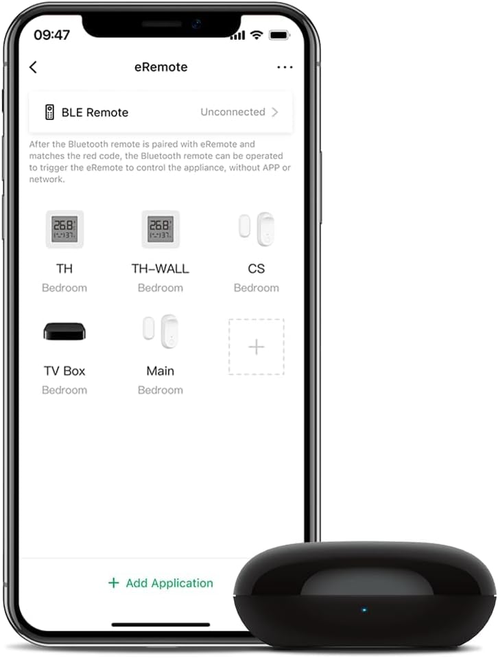 جهاز تحكم عن بعد عالمي بتقنية WiFi Smart IR، جهاز تحكم عن بعد عالمي بالأشعة تحت الحمراء للمنزل الذكي، التحكم في تلفزيون AC DVD CD AUD SAT، إلخ. متوافق مع Alexa وGoogle Assistant، لا يتطلب محورًا