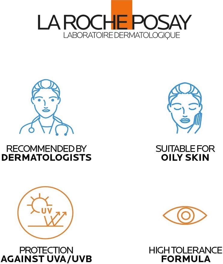 La Roche-Posay Anthelios UVMune 400 واقي شمسي سائل للتحكم في الزيت بعامل حماية من الشمس 50+ للرجال/النساء؛ كريم الوقاية من الشمس الذي تم اختباره من قبل أطباء الجلدية للبشرة الدهنية الحساسة، 50 مل - الصورة 8