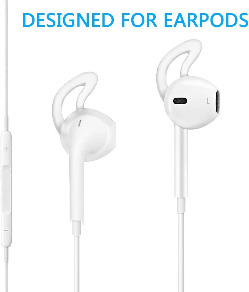 4 أزواج من أطراف الأذن المصنوعة من السيليكون لأجهزة AirPods 1/2، سماعات أذن جل مضادة للانزلاق/السقوط، أطراف إكسسوارات واقية، ناعمة ومريحة لهاتف iPhone 6S/6 Plus/5S/5C/5 - الصورة 4