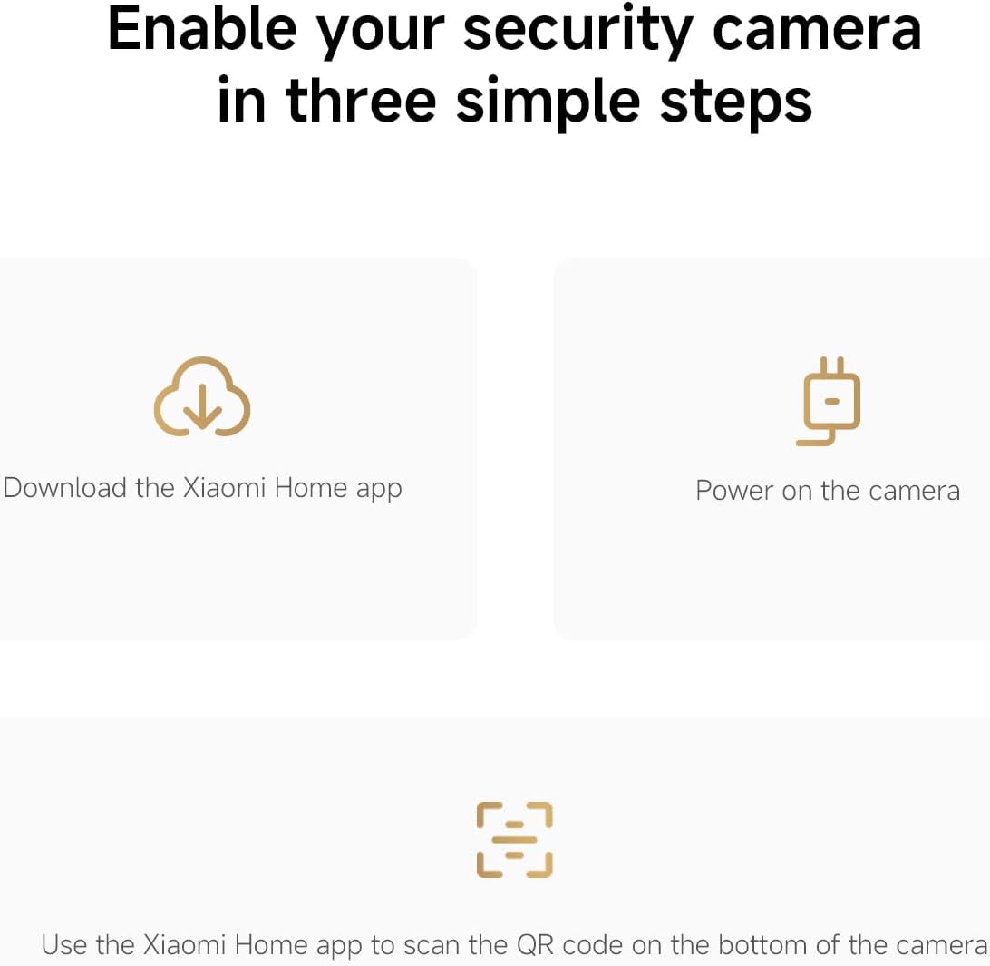 XIAOMI C201 1080p كاميرا داخلية قابلة للإمالة، كاميرا أمان WiFi، عرض 360 درجة، رؤية ليلية ملونة، صوت ثنائي الاتجاه، كاميرات مراقبة للكلاب الأليفة، تعمل مع Alexa وGoogle - الصورة 18