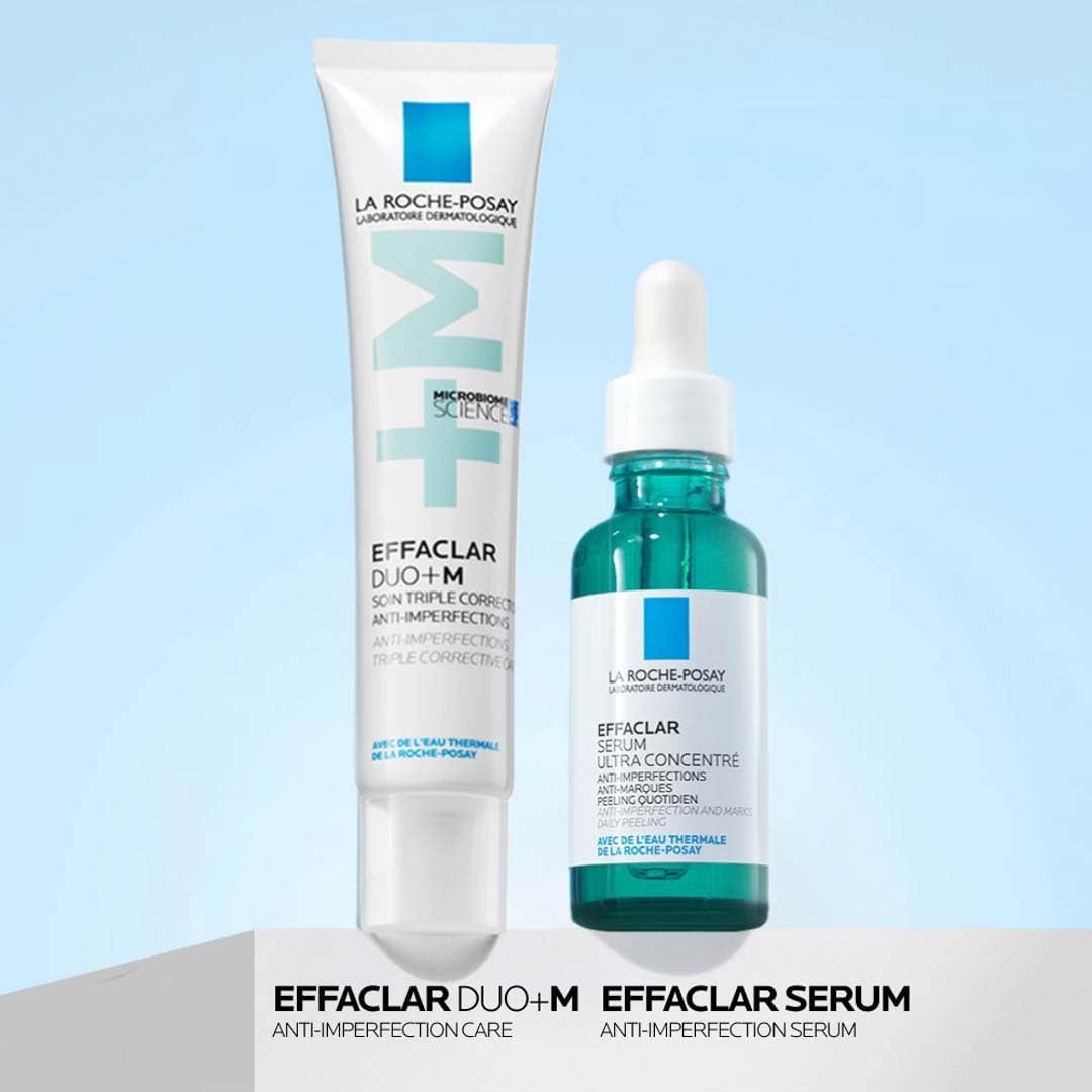 كريم علاج حب الشباب La Roche-Posay Effaclar Duo+M للبشرة الدهنية والحساسة والمعرضة لحب الشباب؛ يصحح الرؤوس السوداء والعيوب وعلامات ما بعد حب الشباب وعلاج البقع للعناية بالبشرة 40 مل - الصورة 9