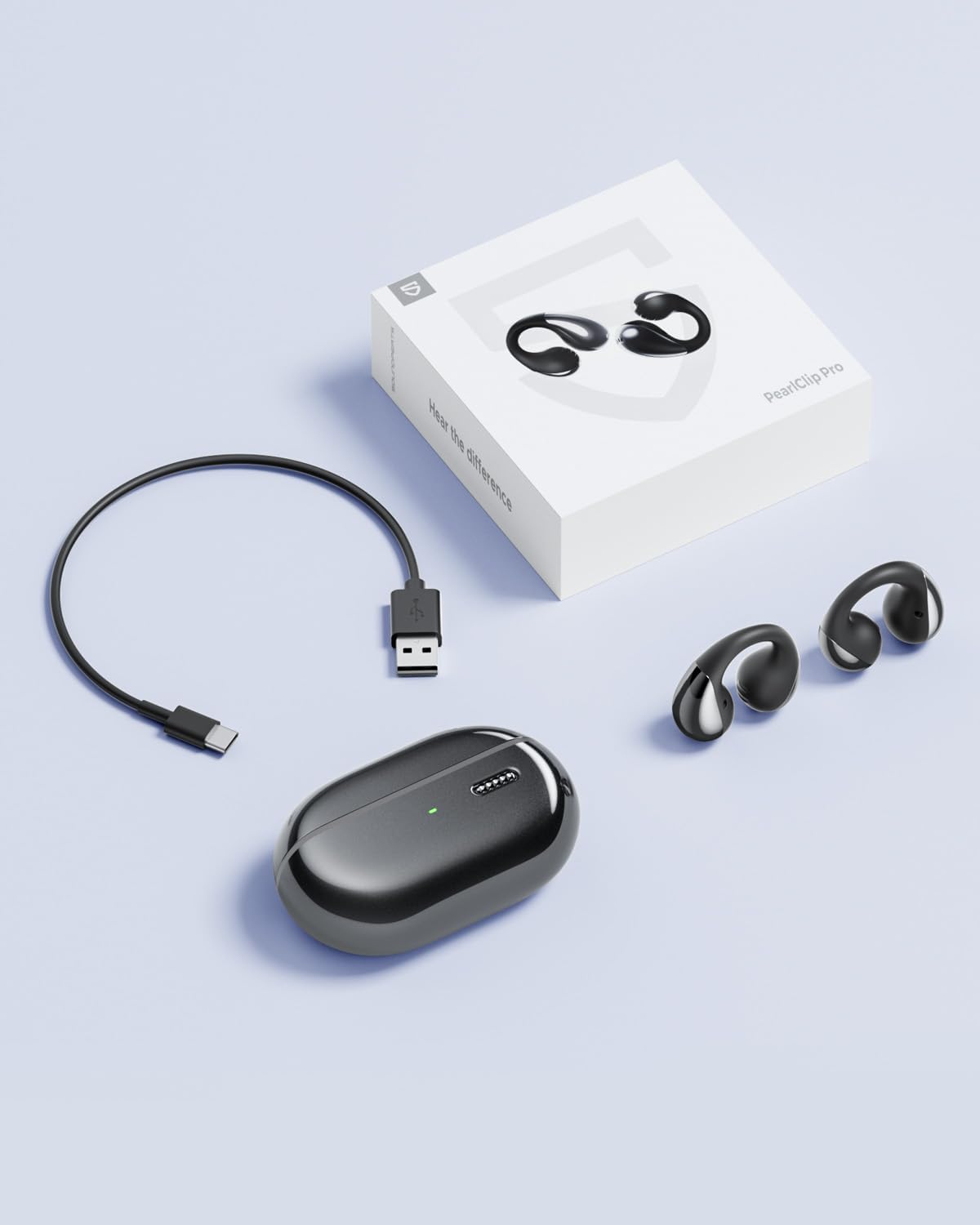 سماعات أذن SoundPEATS PearlClip Pro مفتوحة الأذن، LDAC ومشبك صوت عالي الدقة على سماعات الرأس، سماعات بلوتوث 6.0، مقاومة للماء IPX5، سماعات أذن لاسلكية وقت تشغيل 24 ساعة، التحكم في التطبيق للجري/ركوب الدراجات/اللياقة البدنية - الصورة 10