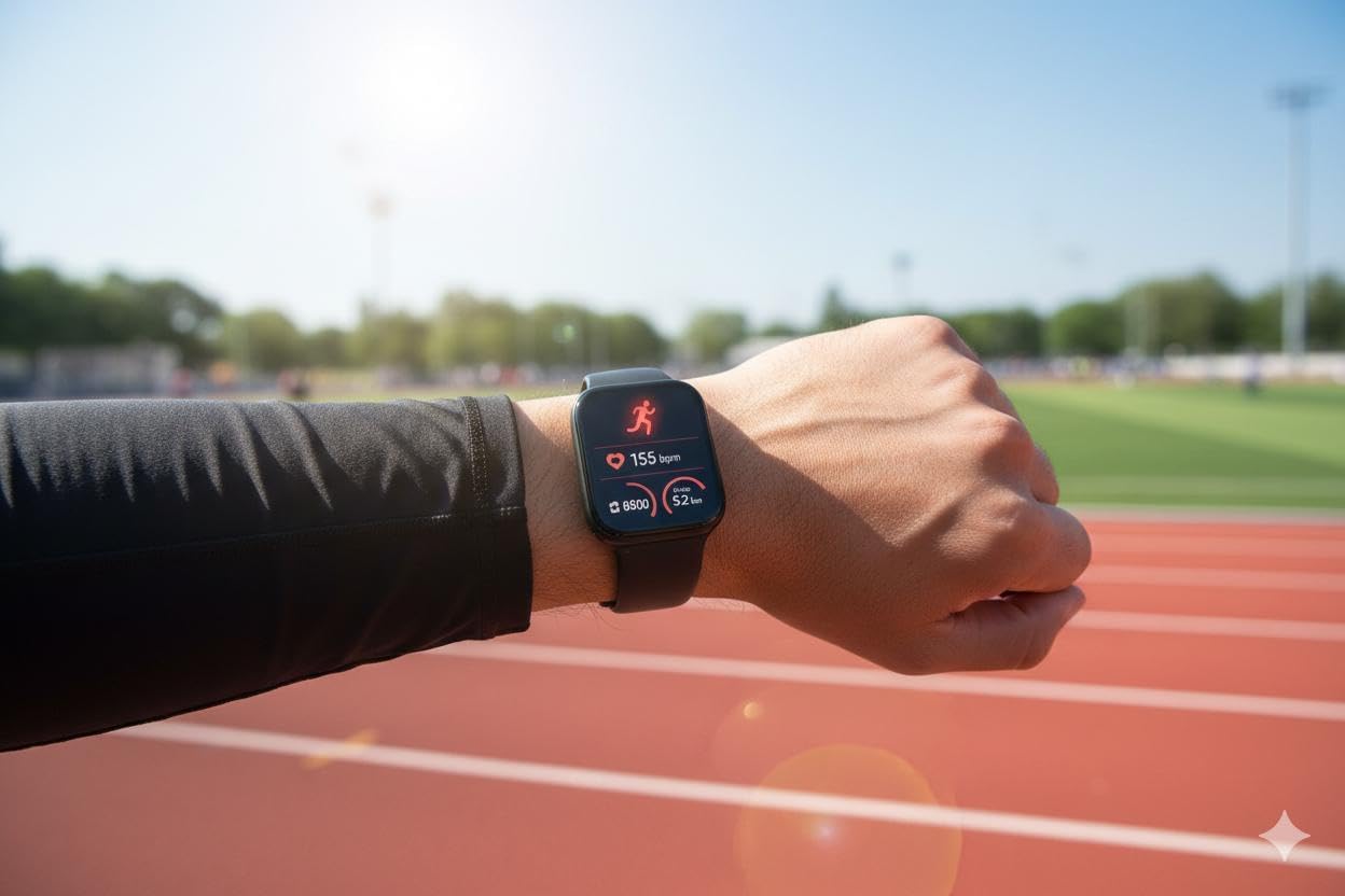 ساعة ذكية من UAETECH للرجال والنساء والأطفال، متتبع اللياقة البدنية، سوار معصم ذكي، جهاز مراقبة اللياقة البدنية، متتبع صحي ذكي، أساور معصم مع كابل شحن (أسود) - الصورة 7