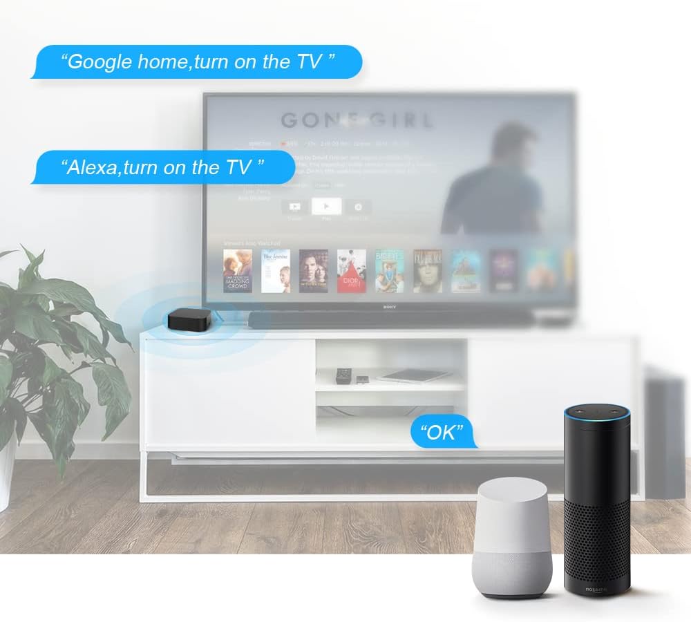 وحدة تحكم عن بعد عالمية UanTii Smart WiFi IR RF لأجهزة IR RF 433/315، تعمل مع تطبيق Amazon Alexa/Google Home/Siri/Tuya Smart - الصورة 7