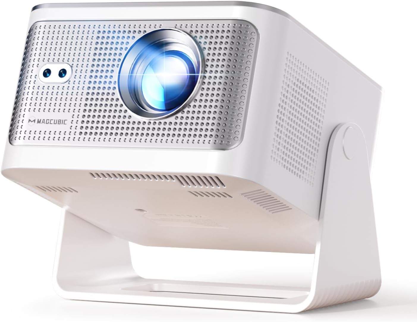 Magcubic Mini Projector with WiFi and Bluetooth, Native 1080P Projector | 600ANSI, Auto Focus & Vertical Keystone, 15W Speaker Smart Proyector for Movie Home Outdoor