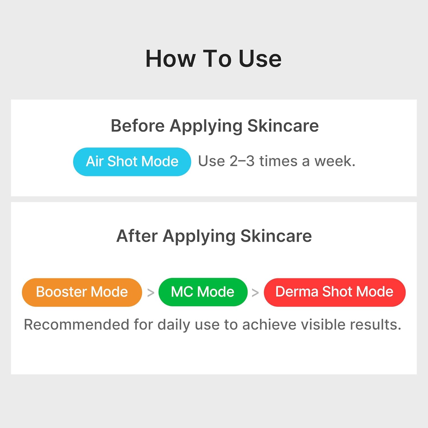 Medicube Age-R Booster Pro وردي | جهاز تليين الزجاج الحقيقي 6 في 1 | بشرة زجاجية ذات امتصاص محسّن، ولمعان، ومرونة، والعناية بالمسام | جهاز العناية بالبشرة LED | كوري - الصورة 7