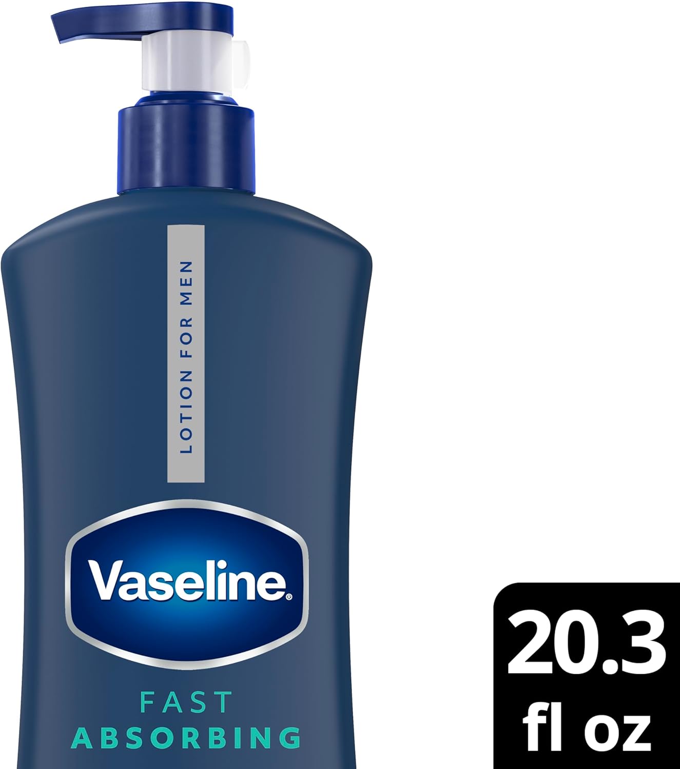 Vaseline، للرجال، لوشن سريع الامتصاص للجسم والوجه، 20.3 أونصة سائلة (600 مل) - الصورة 2