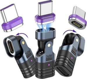 محول USB C مغناطيسي 240...