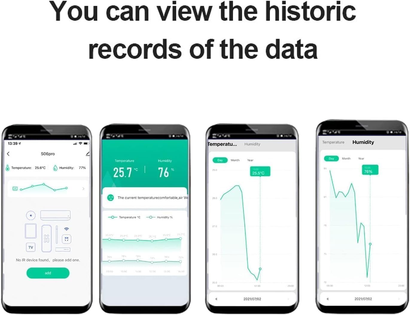 جهاز تحكم عن بعد عالمي Aputue WiFi IR RF، جهاز تحكم عن بعد بالأشعة تحت الحمراء مزود بتقنية Tuya مع جهاز مراقبة درجة الحرارة والرطوبة، متوافق مع أنظمة المنزل الذكي - الصورة 8