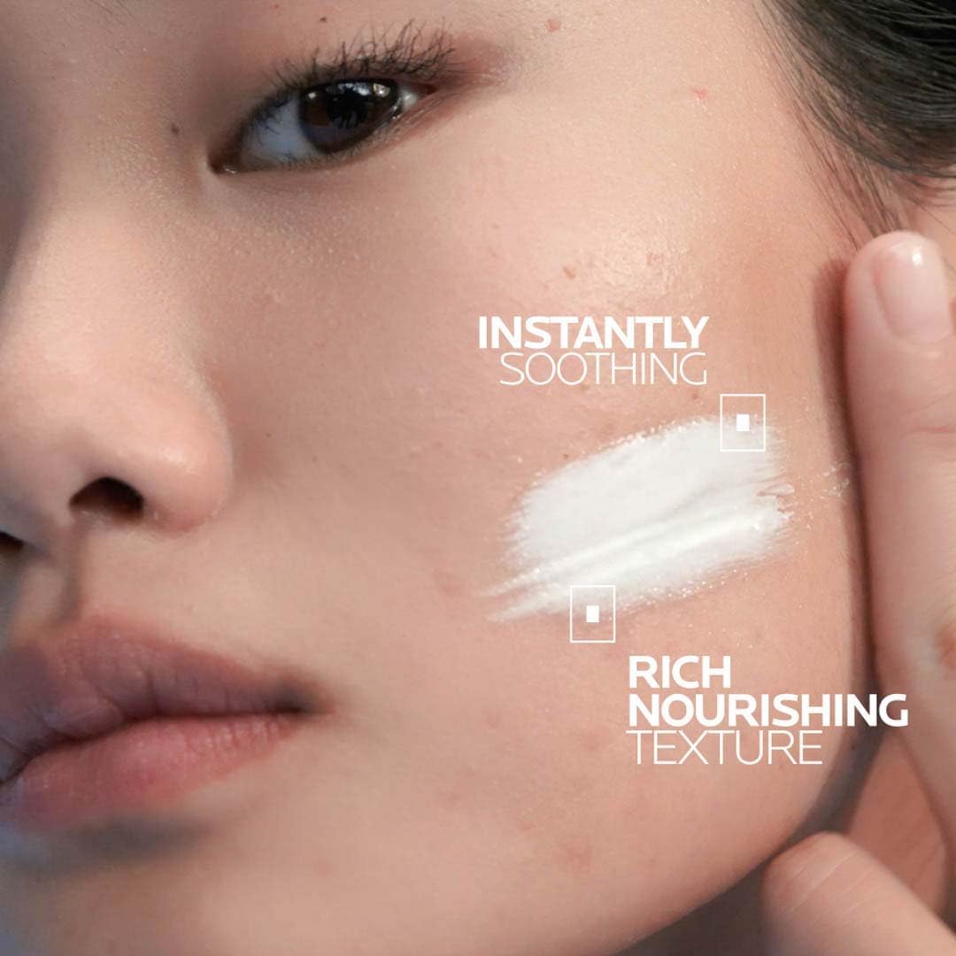 لاروش بوزيه سيكابلاست بوم +B5 بلسم ملطف ومرطب فائق الترميم، كريم متعدد الاستخدامات لإصلاح البشرة الجافة والمتهيجة، عناية للوجه والجسم والشفاه، 40 مل - الصورة 3