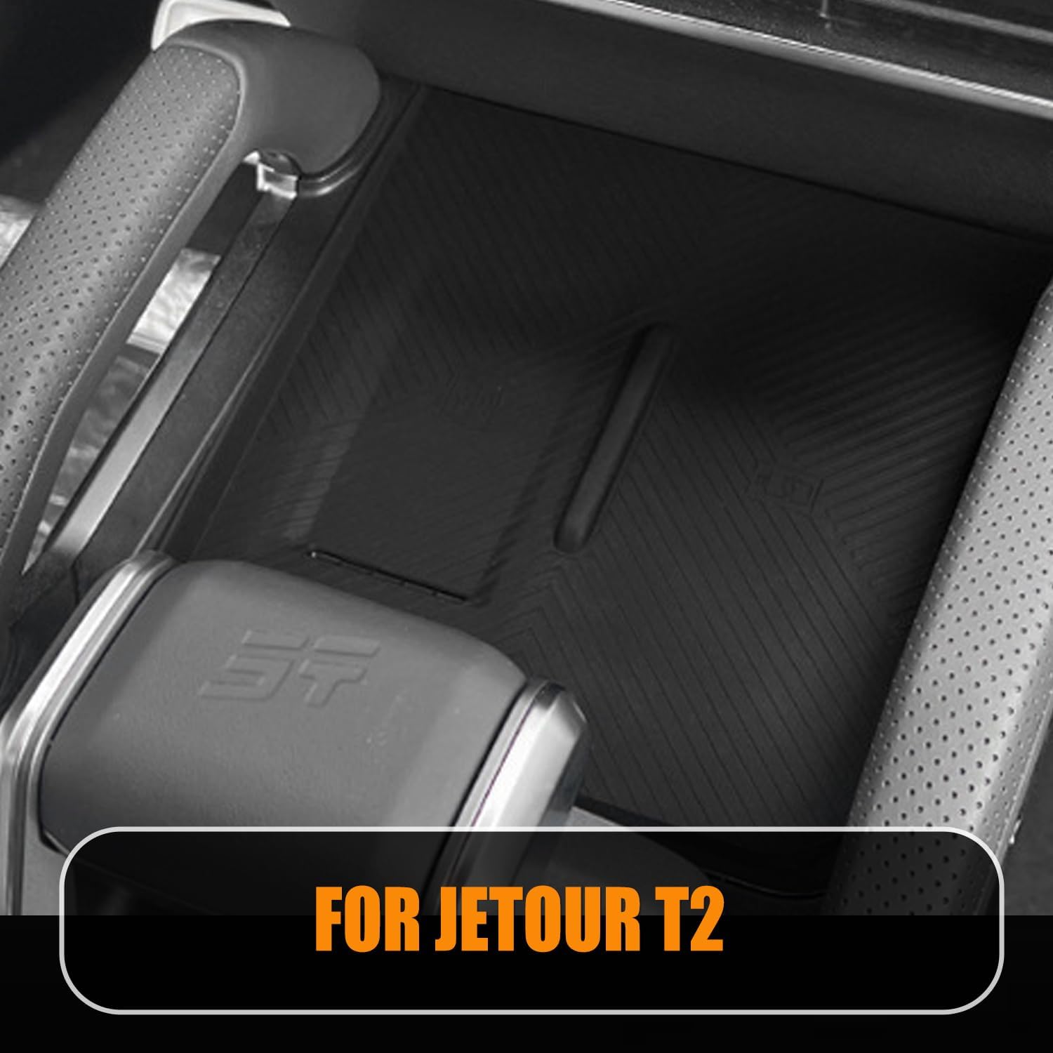 حصيرة شحن لاسلكية لوحدة التحكم المركزية لـ Jetour T2 2023 2024 غطاء حماية وسادة سيليكون مضاد للانزلاق حصير غير قابل للانزلاق ملحقات داخلية T2 (JETOUR T2) - الصورة 7