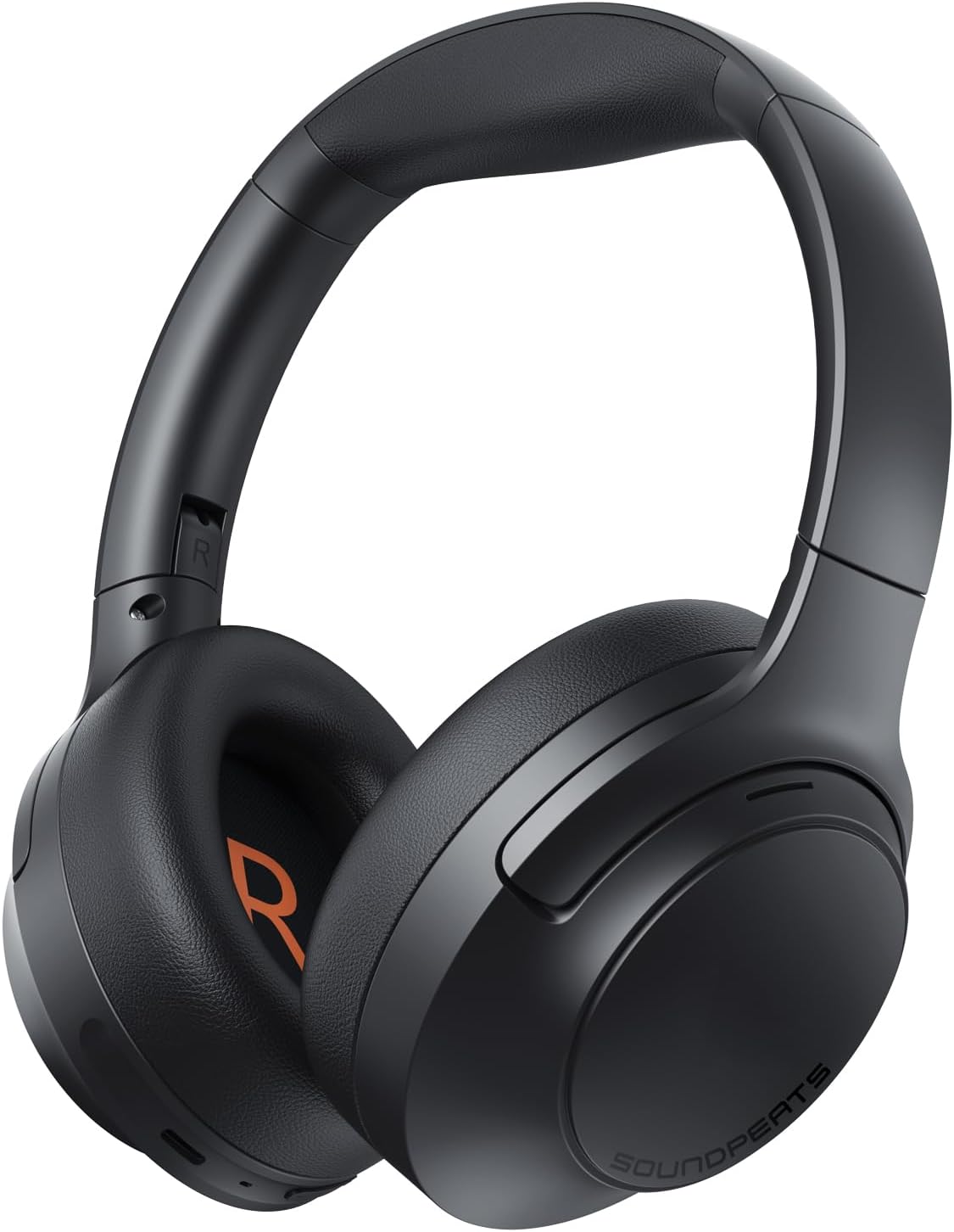سماعات SOUNDPEATS Cove Pro Adaptive Hybrid النشطة بخاصية إلغاء الضوضاء القابلة للطي فوق الأذن، صوت LDAC عالي الدقة سلكي/لاسلكي معتمد، مكالمات واضحة 7MIC AI، سماعات أذن لاسلكية مريحة بلوتوث 6.0، 95 ساعة