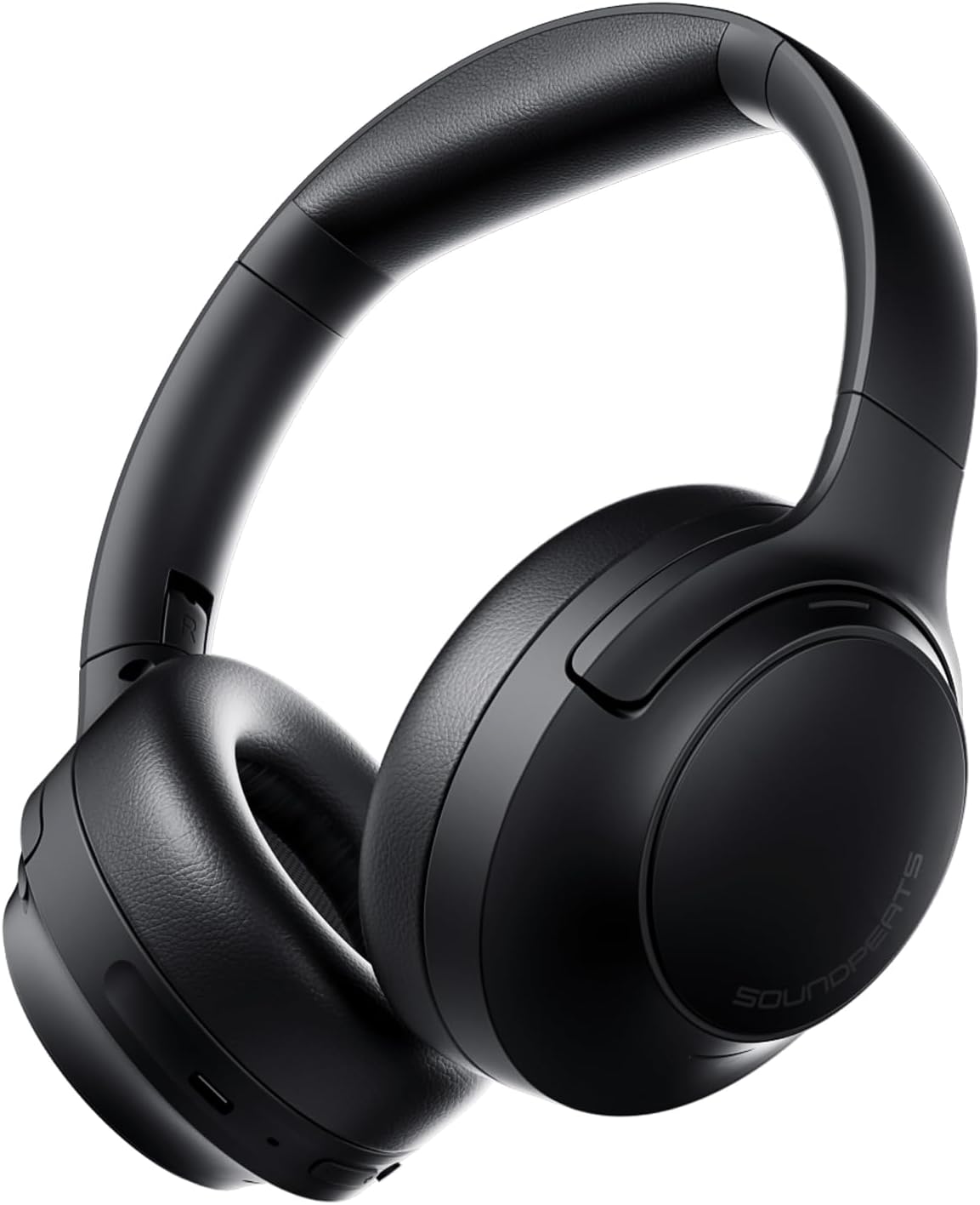سماعات SOUNDPEATS Cove Pro Adaptive Hybrid النشطة بخاصية إلغاء الضوضاء القابلة للطي فوق الأذن، صوت LDAC عالي الدقة سلكي/لاسلكي معتمد، مكالمات واضحة 7MIC AI، سماعات أذن لاسلكية مريحة بلوتوث 6.0، 95 ساعة - الصورة 10