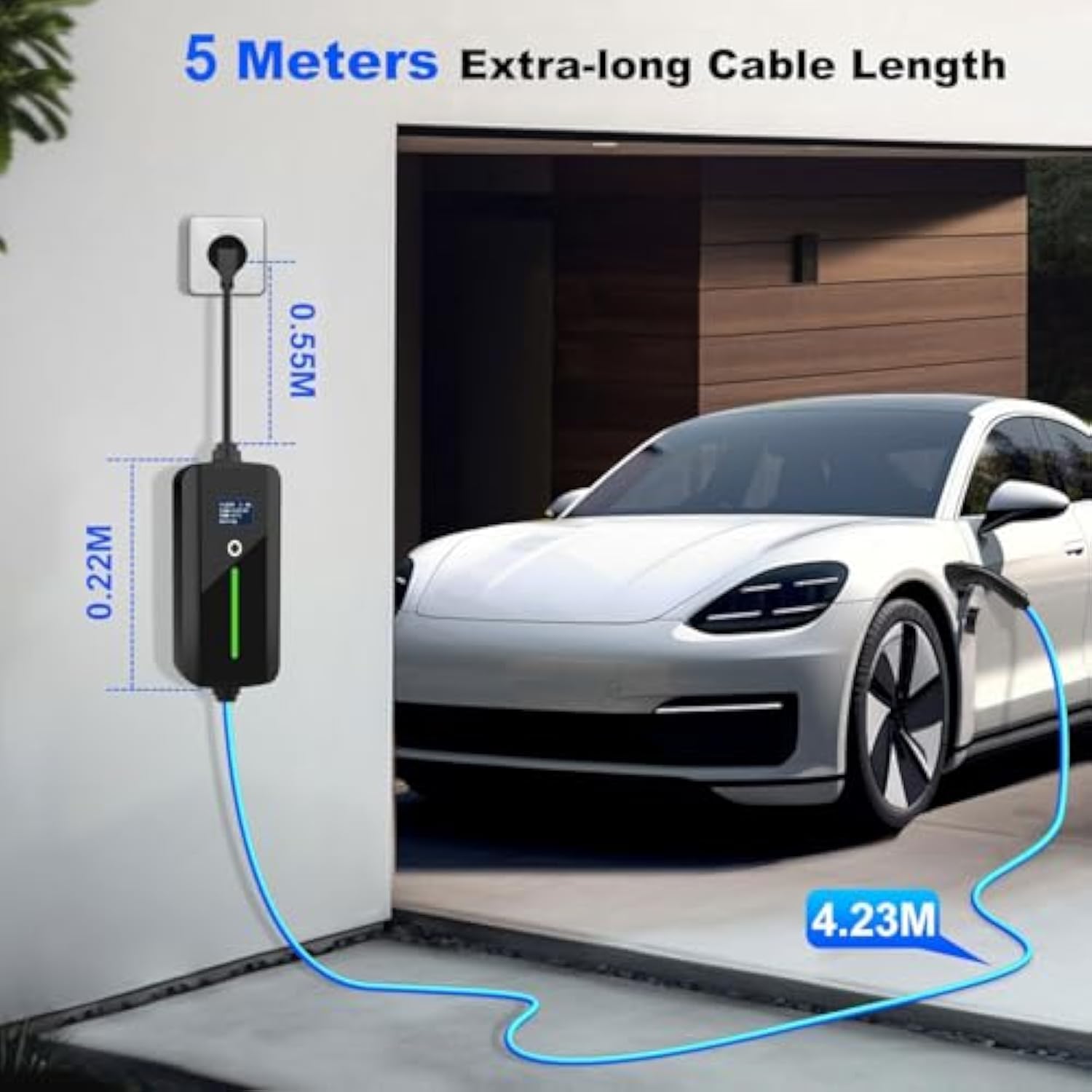 gbt إلى uk 3 pin ev charger، 6 13a شاحن بطارية السيارة gb t قابل ل - الصورة 5