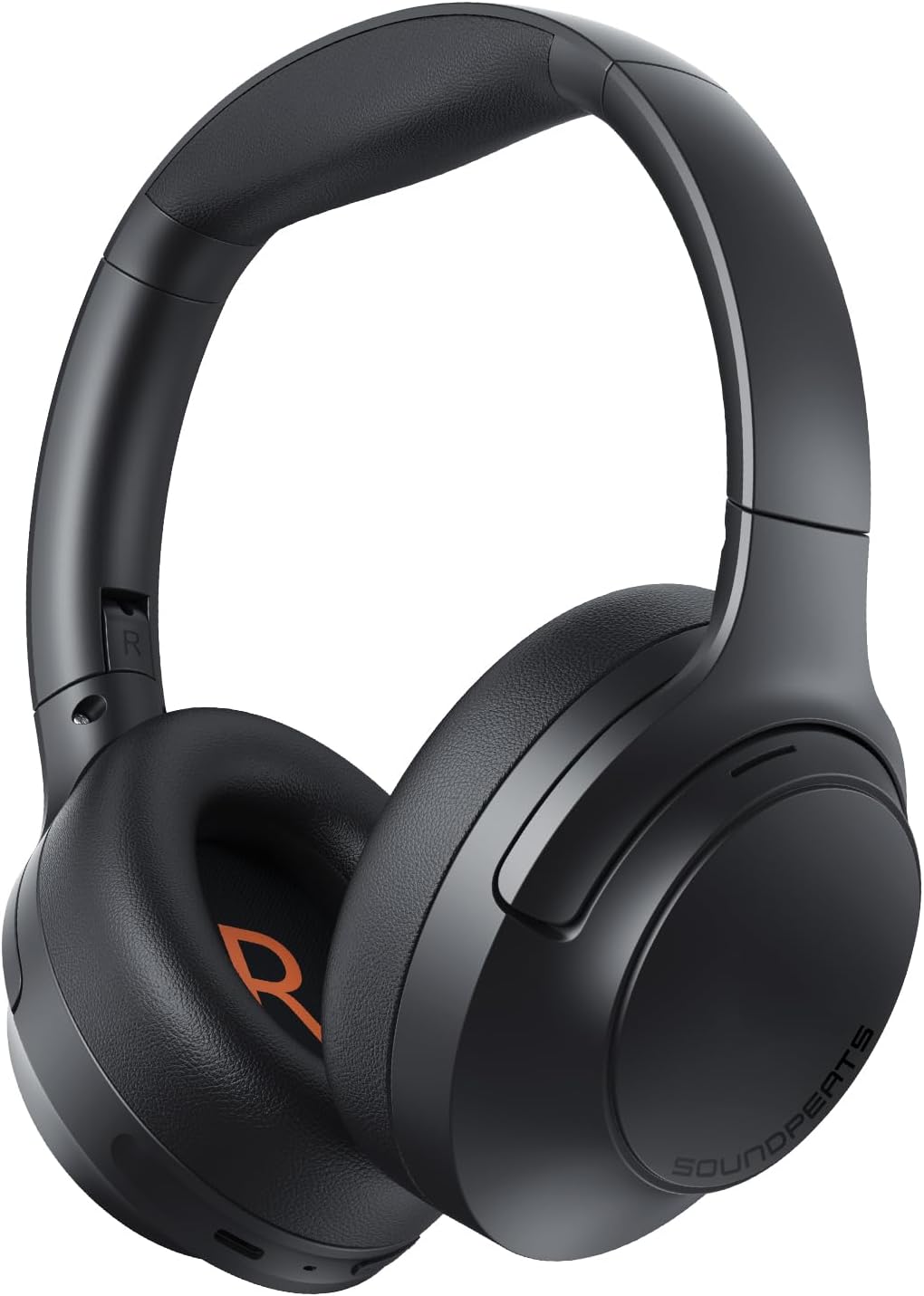 سماعات SOUNDPEATS Cove Pro Adaptive Hybrid النشطة بخاصية إلغاء الضوضاء القابلة للطي فوق الأذن، صوت LDAC عالي الدقة سلكي/لاسلكي معتمد، مكالمات واضحة 7MIC AI، سماعات أذن لاسلكية مريحة بلوتوث 6.0، 95 ساعة - الصورة 11