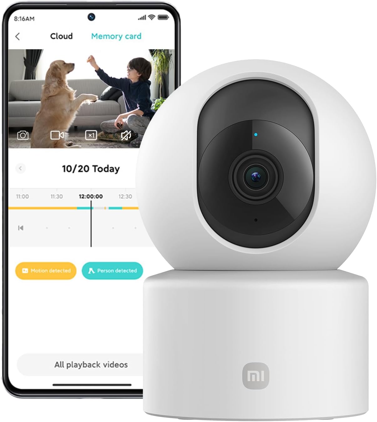 كاميرا xiaomi الذكية c3012k كاميرا مراقبة منزلية