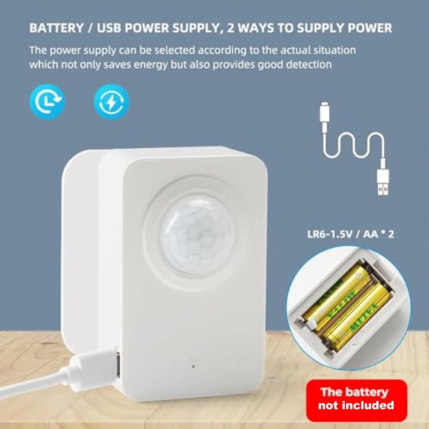 مستشعر الحركة الذكي joyzzz wifi، إنذار حركة usb مز - الصورة 4