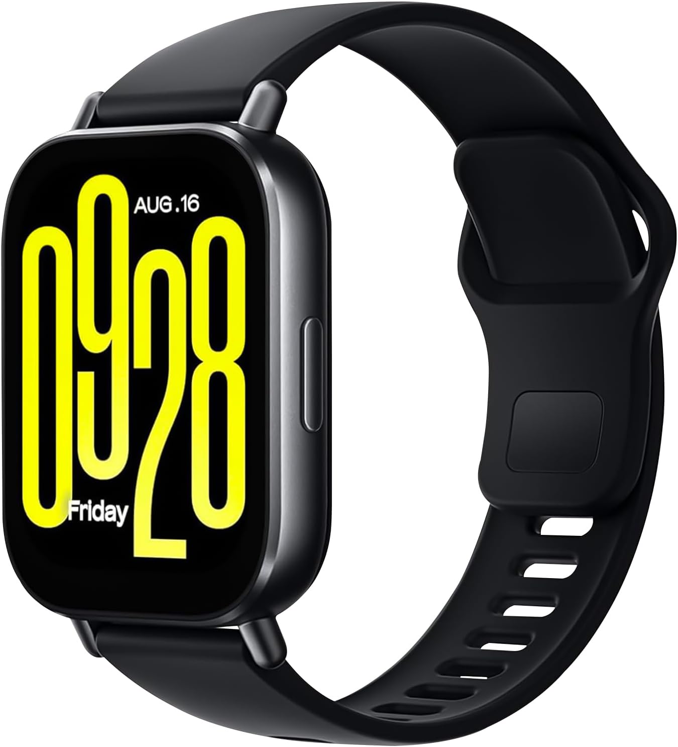 ساعة Xiaomi Redmi Watch 5 النشطة، شاشة LCD مقاس 2 بوصة، 18 يومًا، مكالمات بلوتوث، مراقبة الصحة (معدل ضربات القلب، SPO2، النوم)، 140 وضعًا رياضيًا، 5 أجهزة الصراف الآلي، أسود