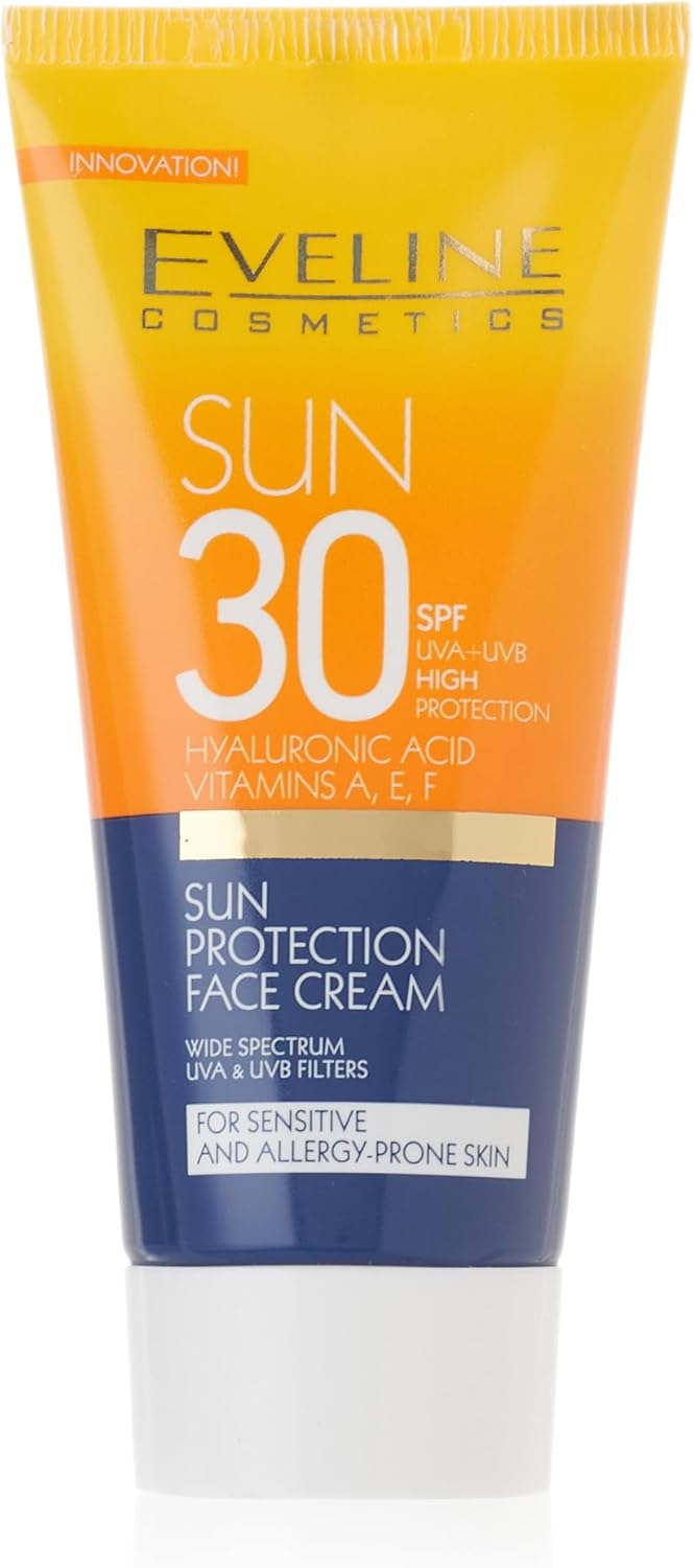 كريم إيفلين للوجه للحماية من الشمس مع عامل حماية من الشمس SPF 30 - 50 مل