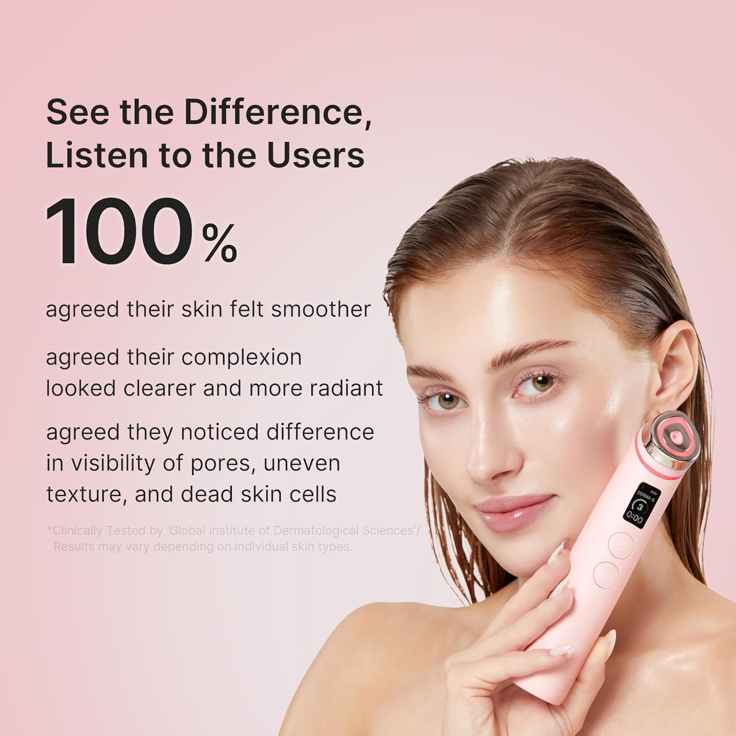 Medicube Age-R Booster Pro وردي | جهاز تليين الزجاج الحقيقي 6 في 1 | بشرة زجاجية ذات امتصاص محسّن، ولمعان، ومرونة، والعناية بالمسام | جهاز العناية بالبشرة LED | كوري - الصورة 6