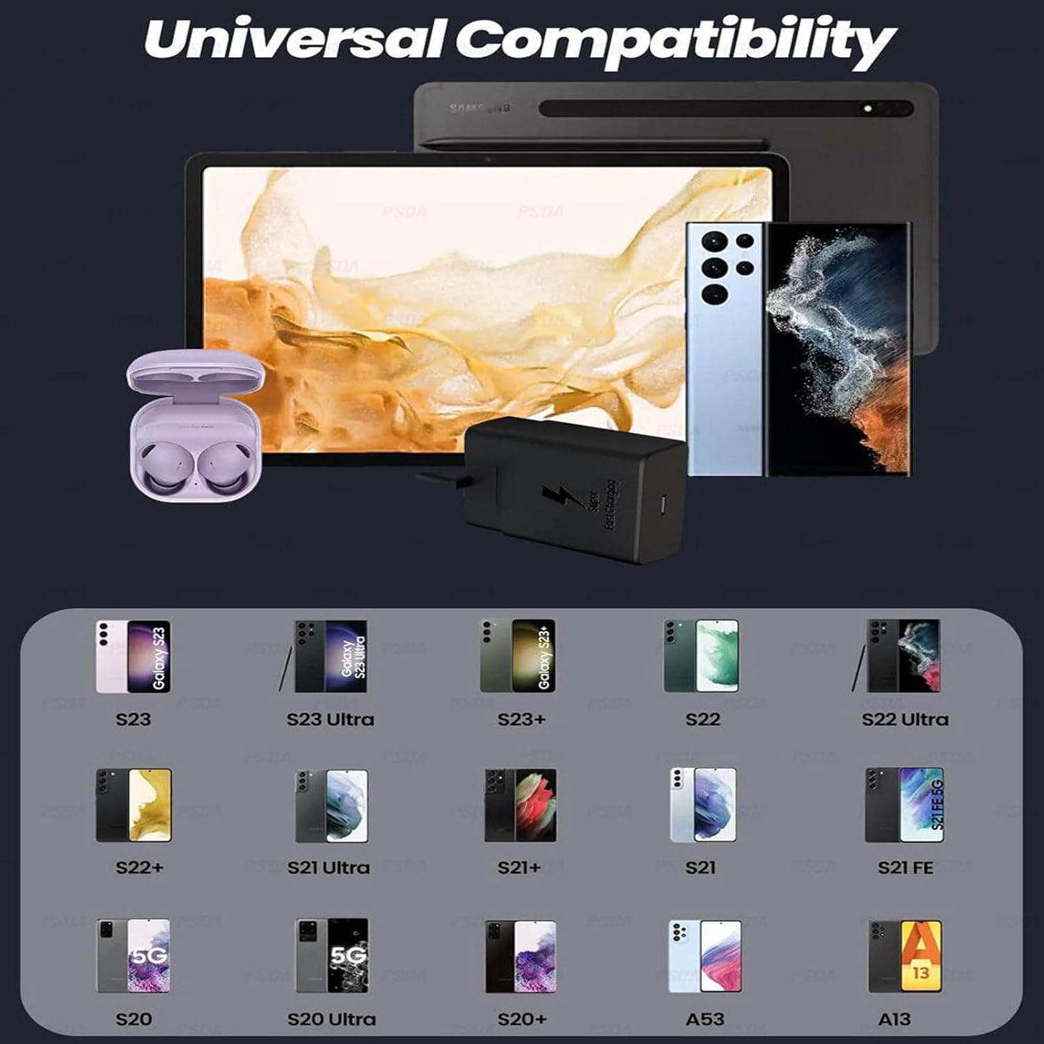 شاحن سريع usb c بقدرة 25 وات مع كابل من النوع c 2 - الصورة 6