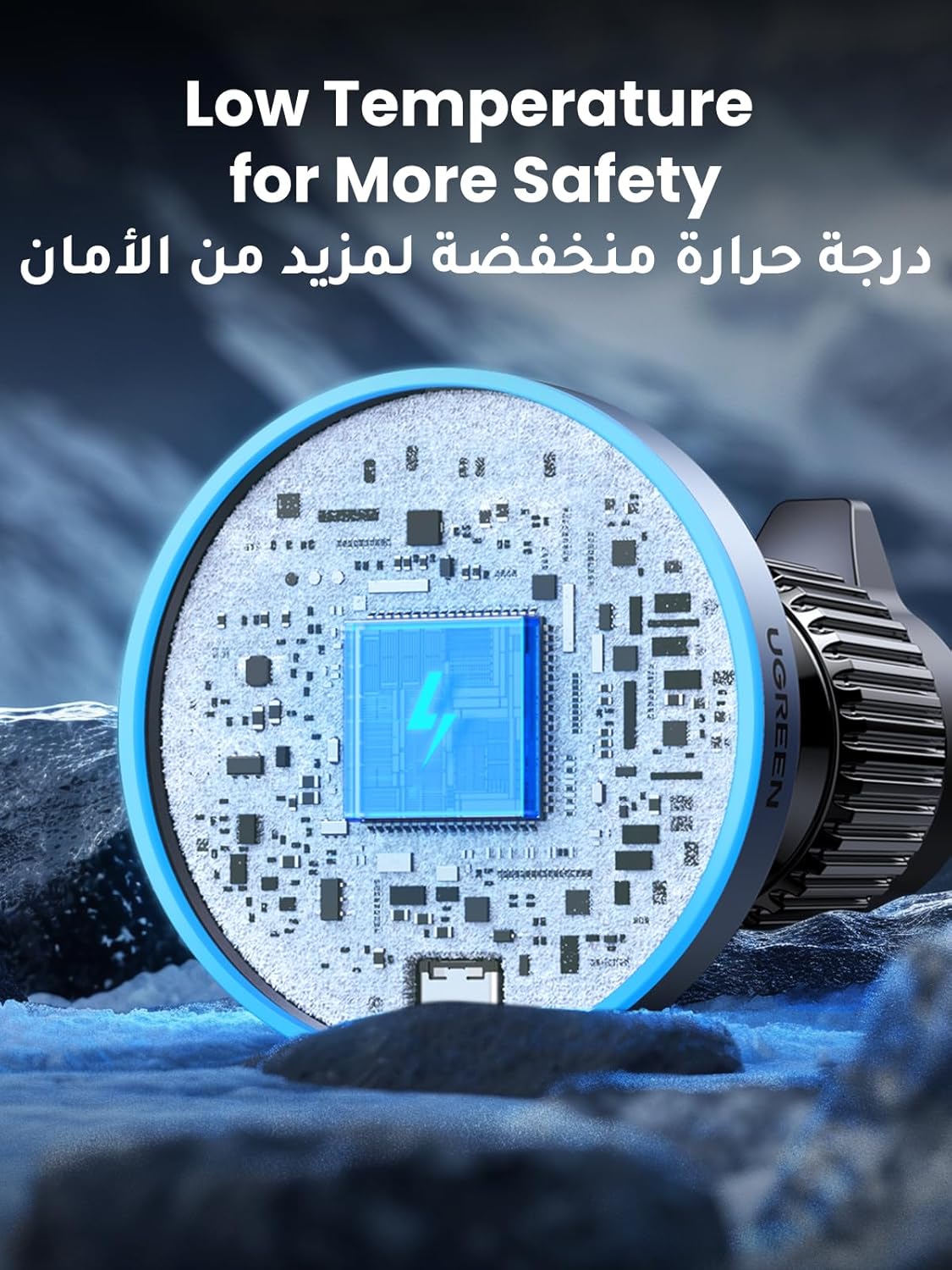 يوجرين شاحن سيارة ماجسيفقفل فتحة تهوية هواء مطور لاسلكي مغناطيسي شحن حامل ماجسيف، حامل هاتف سيارة بفتحة تهوية شاحن لاسلكي لسلسلة iPhone 16/15/14/13/12 - الصورة 7