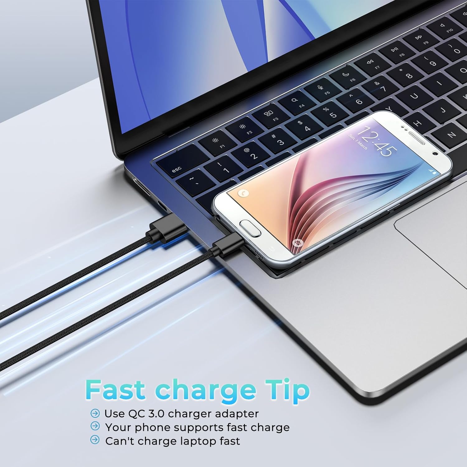 كابل وحدة تحكم ps4، كابل micro usb شاحن android، كابل شح - الصورة 7