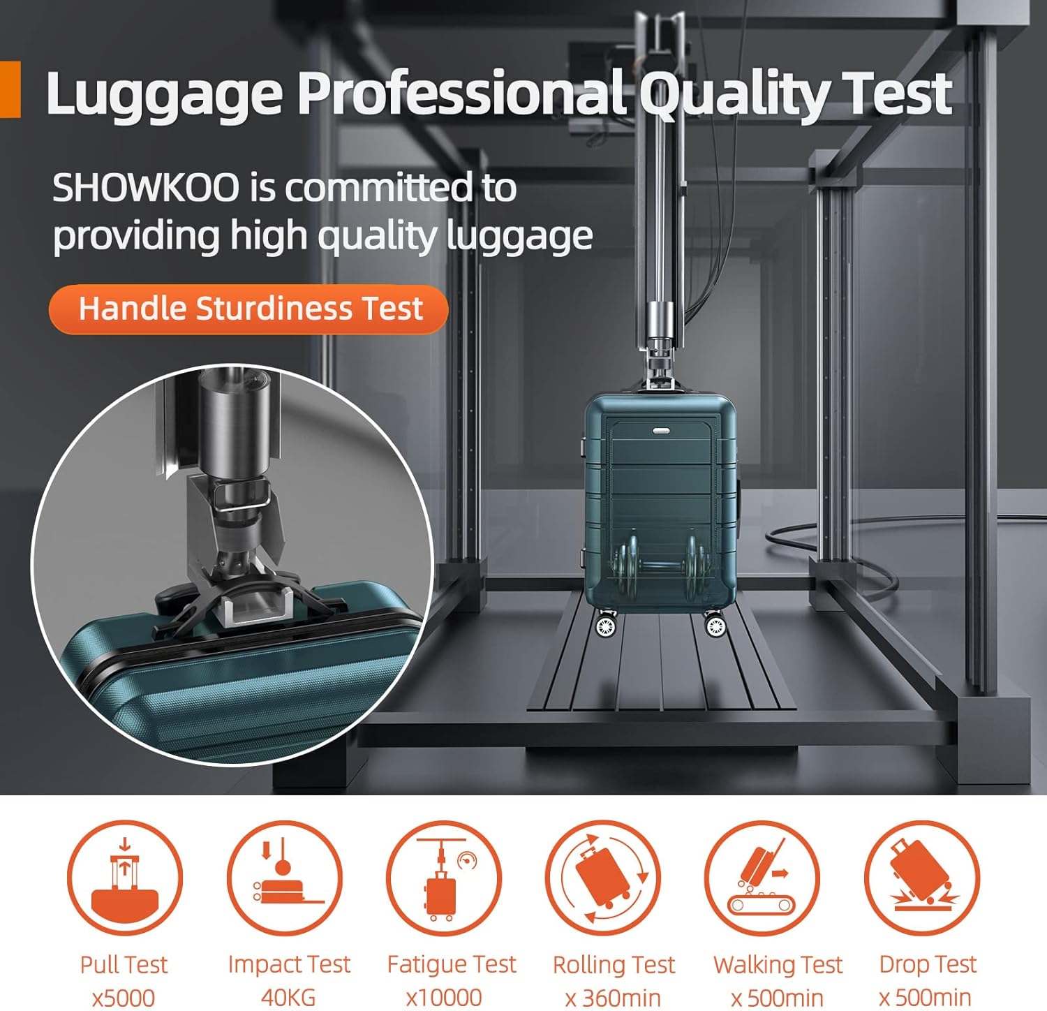 SHOWKOO مجموعات الأمتعة 2 قطعة 20 + 28 بوصة هيكل صلب ABS + PC قابل للتوسيع وخفيف الوزن ومتين وحقيبة سفر في المقصورة مع عجلات دوارة، أخضر عسكري - الصورة 7