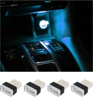Augeny 4 قطع USB LED مصباح ...