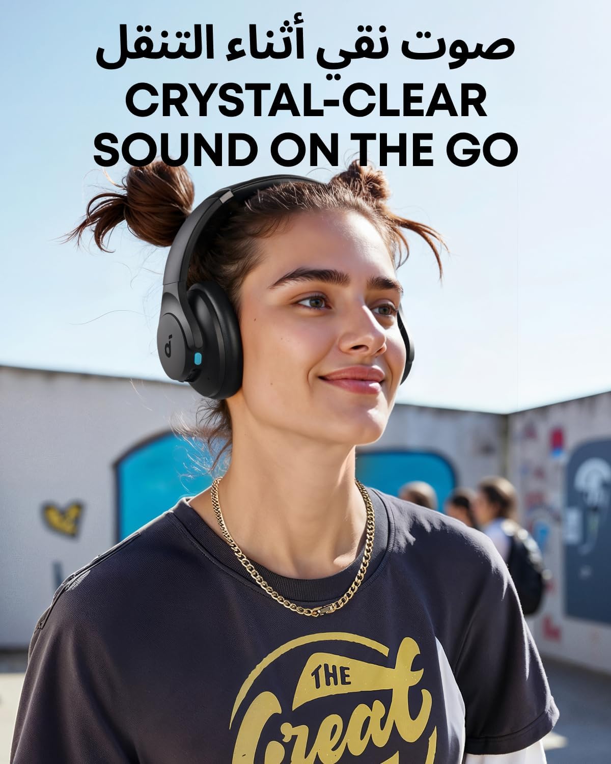 سماعات الرأس Soundcore Q11i اللاسلكية بتقنية البلوتوث من Anker، Deep Bass، وقت تشغيل 60 ساعة، صوت عالي الدقة، وسائد أذن قابلة للفصل، اتصال متعدد النقاط - الصورة 2