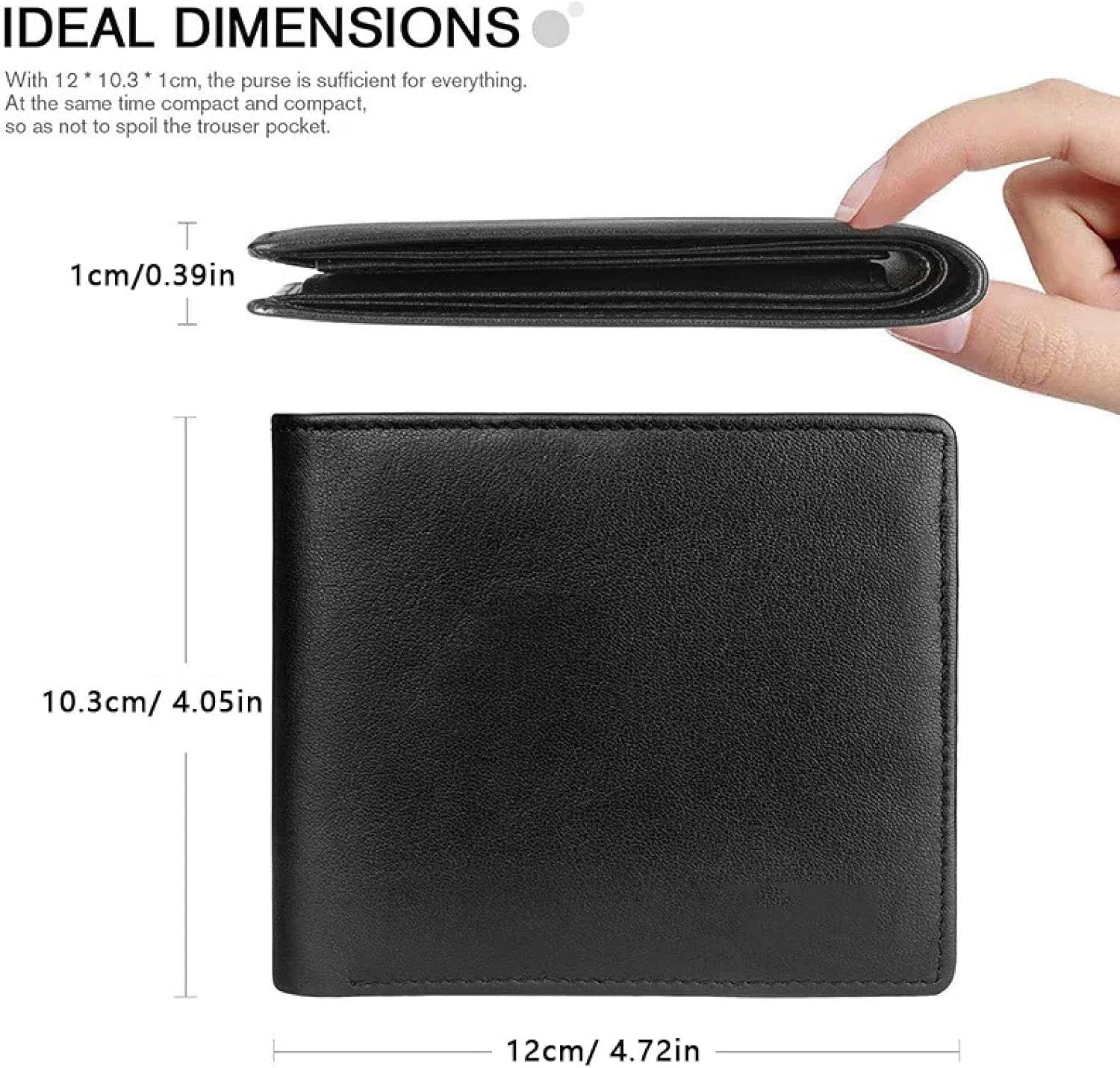 محفظة RFID للرجال - محفظة جلدية أصلية مضادة للسرقة ومضادة للسرقة، تصميم متعدد الفتحات مع حامل للبطاقات والتغيير للاستخدام اليومي - الصورة 5