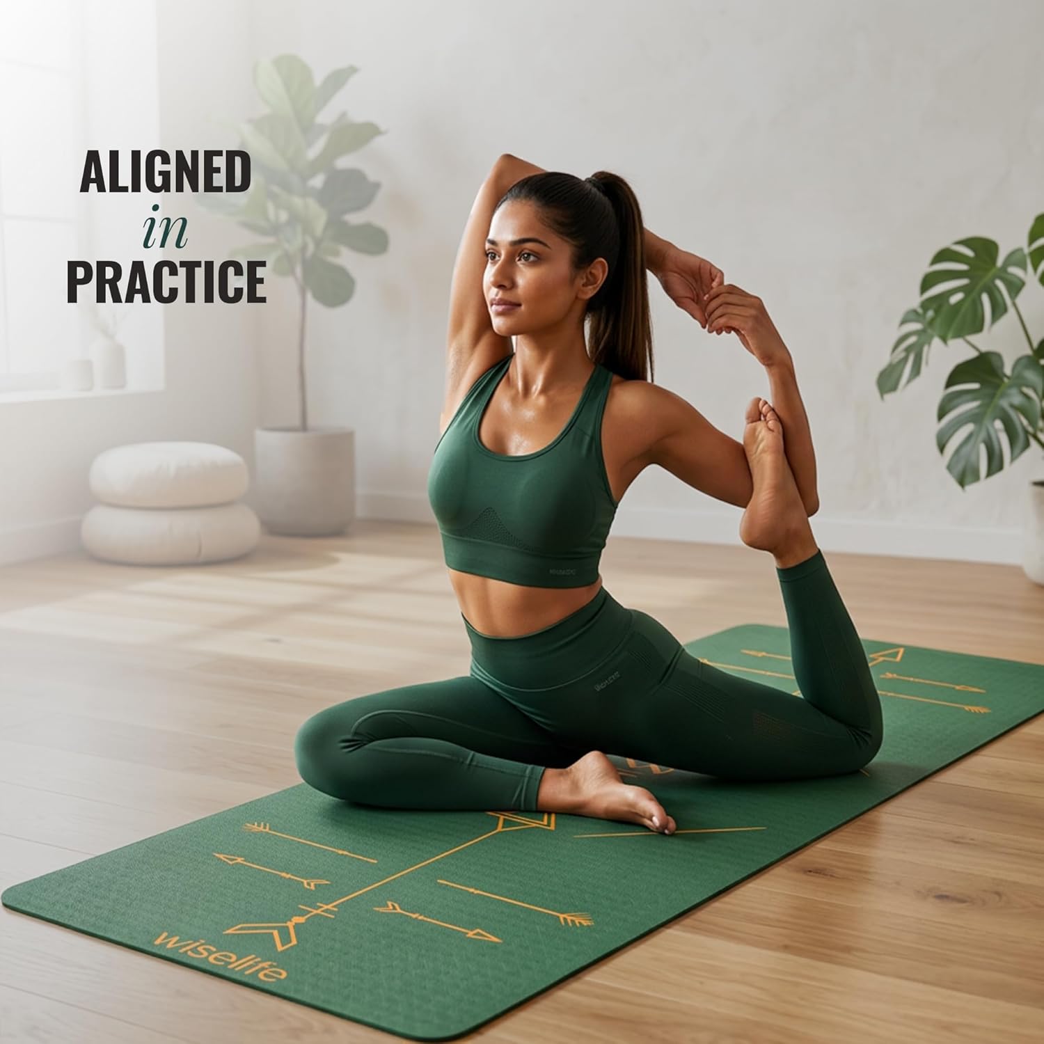 مزيج بساط اليوجا من Wiselife Alignment - الصورة 8