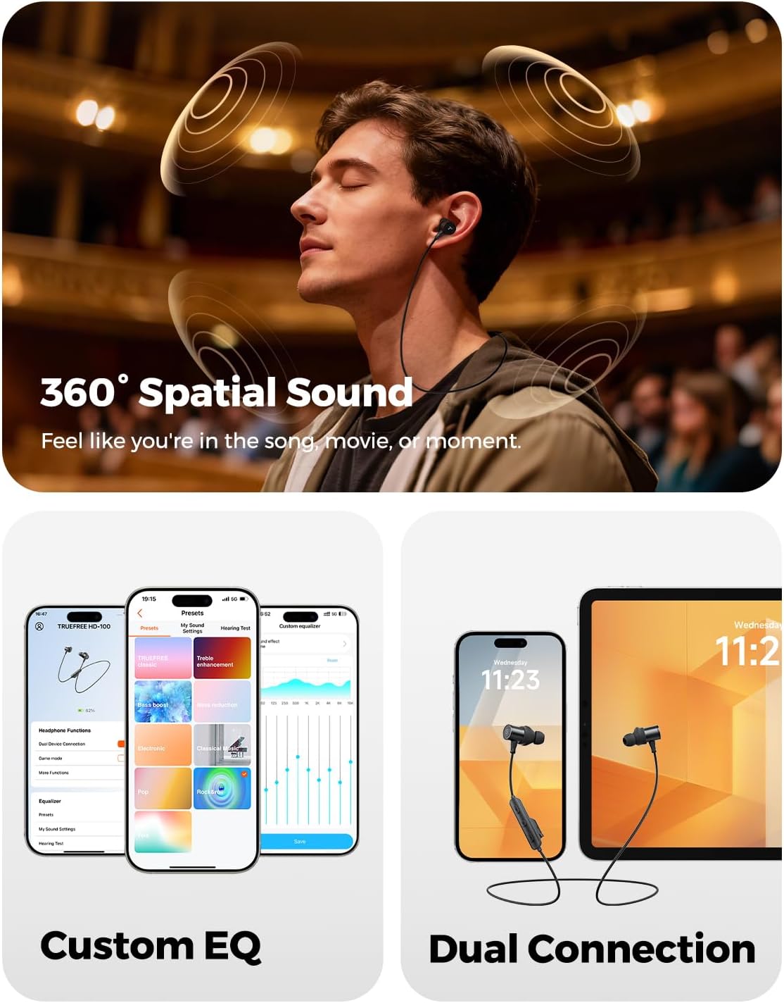 سماعات رأس truefree hd 100 داخل الأذن، سماعات بلوت - الصورة 7