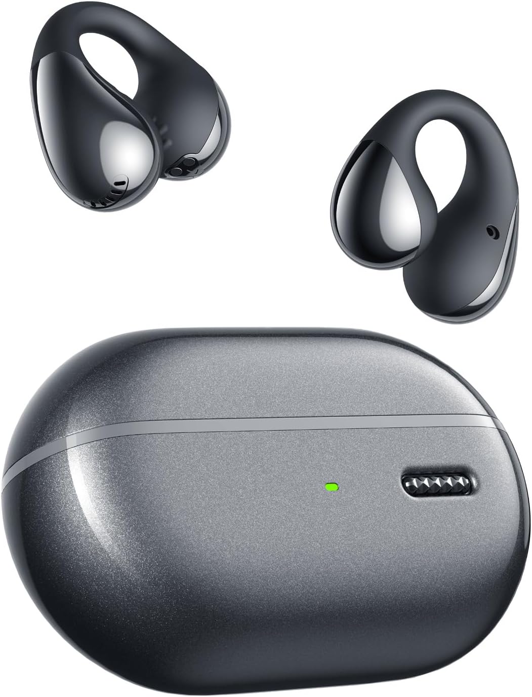 سماعات أذن SoundPEATS PearlClip Pro مفتوحة الأذن، LDAC ومشبك صوت عالي الدقة على سماعات الرأس، سماعات بلوتوث 6.0، مقاومة للماء IPX5، سماعات أذن لاسلكية وقت تشغيل 24 ساعة، التحكم في التطبيق للجري/ركوب الدراجات/اللياقة البدنية
