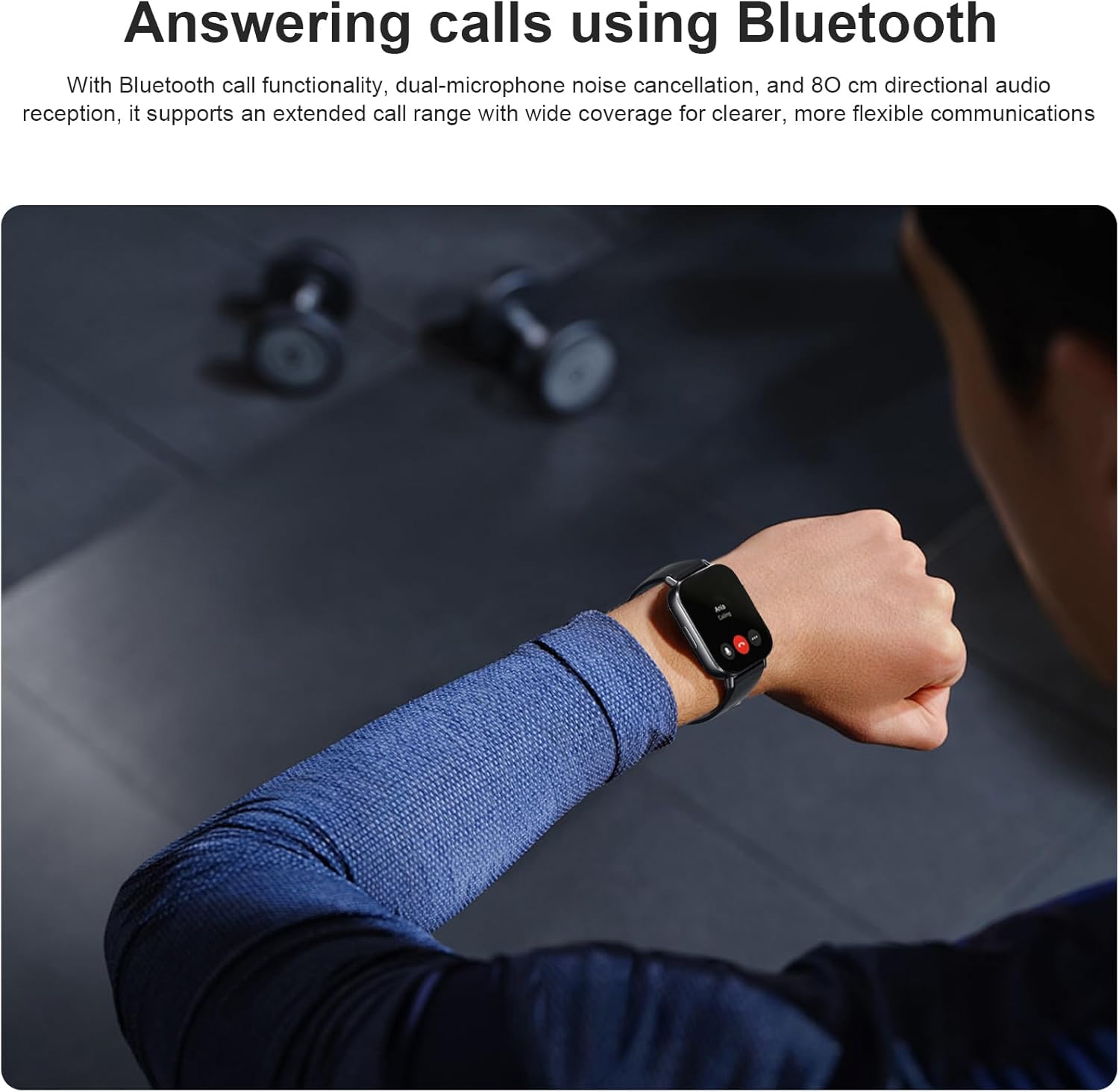 ساعة Xiaomi Redmi Watch 5 النشطة، شاشة LCD مقاس 2 بوصة، 18 يومًا، مكالمات بلوتوث، مراقبة الصحة (معدل ضربات القلب، SPO2، النوم)، 140 وضعًا رياضيًا، 5 أجهزة الصراف الآلي، أسود - الصورة 5