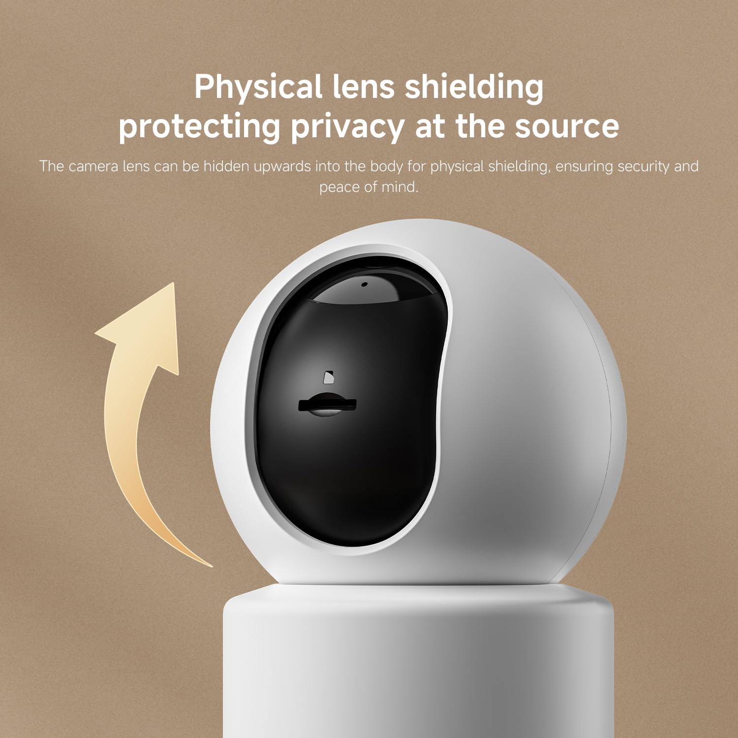 XIAOMI C201 1080p كاميرا داخلية قابلة للإمالة، كاميرا أمان WiFi، عرض 360 درجة، رؤية ليلية ملونة، صوت ثنائي الاتجاه، كاميرات مراقبة للكلاب الأليفة، تعمل مع Alexa وGoogle - الصورة 3