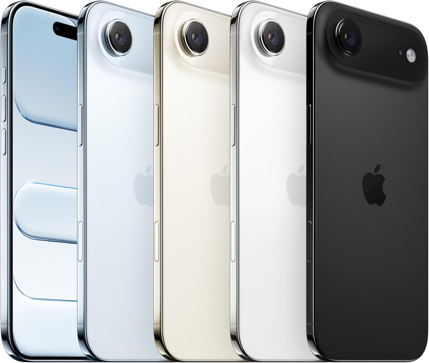 Apple iPhone Air 256 جيجابايت: أنحف iPhone على الإطلاق، شاشة 6.5 بوصة مع ProMotion تصل إلى 120 هرتز، شريحة A19 Pro قوية، كاميرا أمامية مركزية، عمر بطارية يدوم طوال اليوم؛ السماء الزرقاء - الصورة 5