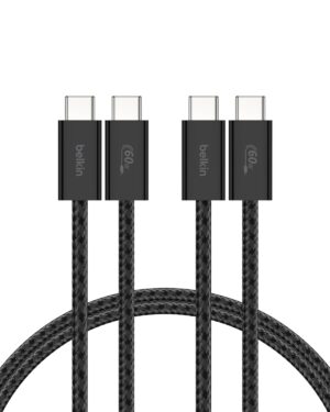 كابل Belkin 2-Pack مضفر USB...