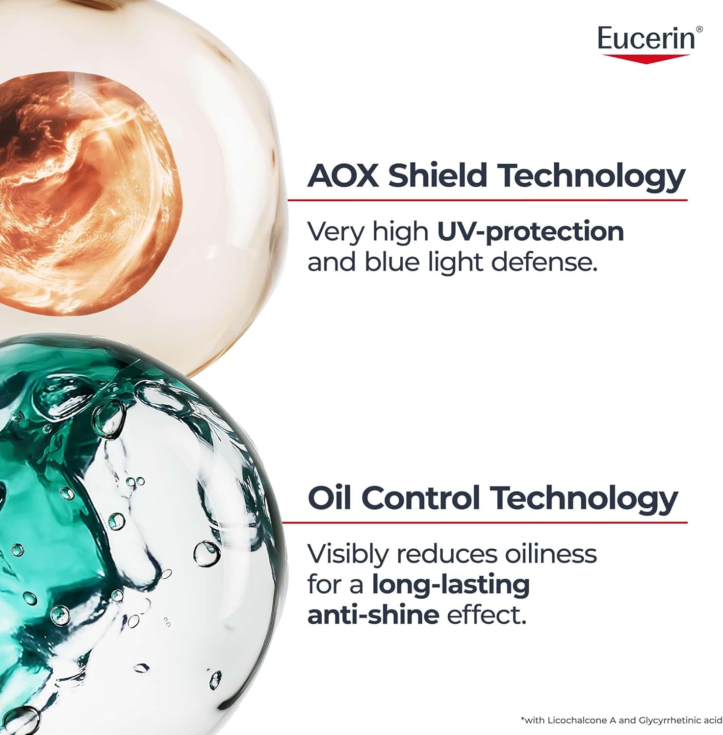 جل كريم للحماية من الشمس والتحكم في الزيوت بعامل حماية من اشعة الشمس بدرجة 50 من يوسيرن، سعة 50 مل، لنوع البشرةزيتية - الصورة 4