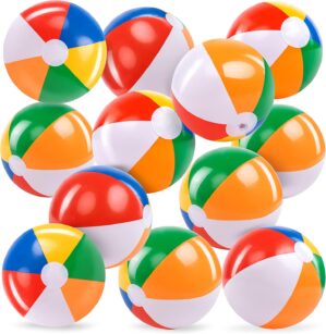JOYIN Rainbow Beach Balls (12 Pack)...