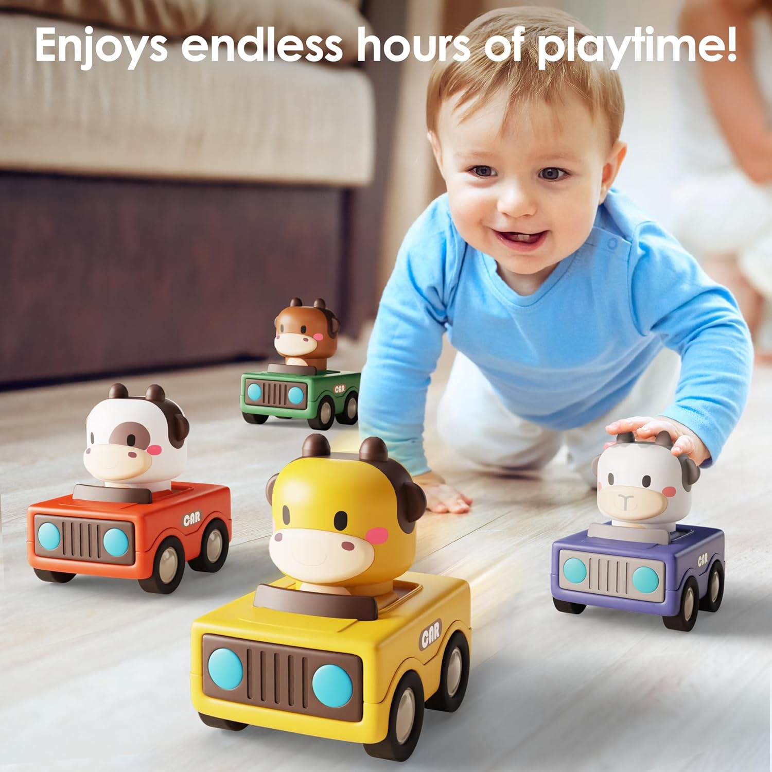 iplay، ilearn press to go ألعاب السيارات للأطفال الصغار 1 3، - الصورة 6