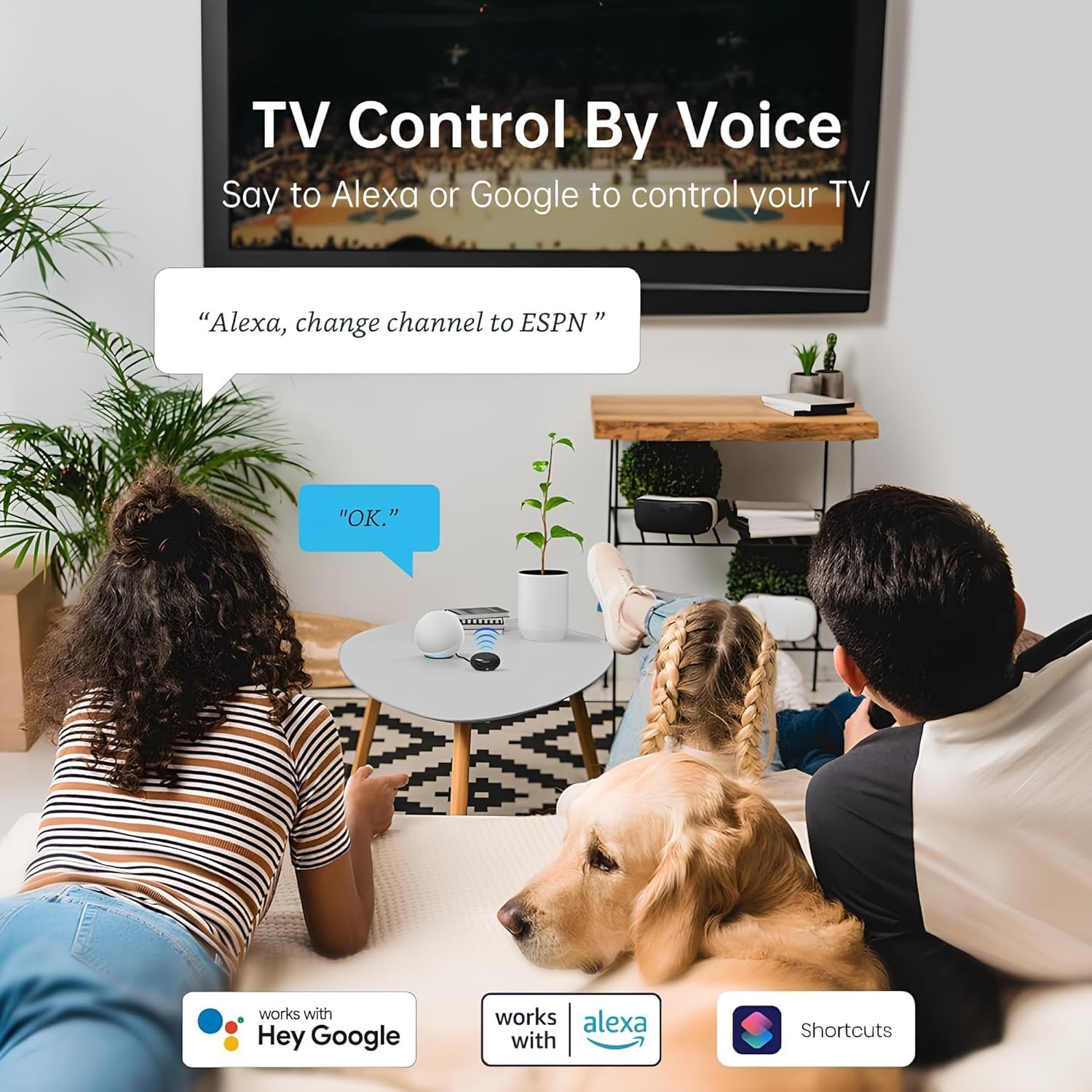جهاز تحكم عن بعد عالمي بتقنية WiFi Smart IR - مكبر الأشعة تحت الحمراء للتيار المتردد والتلفزيون والأجهزة المنزلية، متوافق مع Google Home وAlexa، وجهاز التحكم عن بعد باللمس والتطبيق، ووظيفة التوقيت والتحكم الصوتي (دائري) - الصورة 6