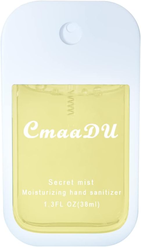 بخاخ معقم اليدين من ال اند وين، بخاخ مطهر لليدين مرطب، عطر بحجم مناسب للسفر، يزيل 99.9% من البكتيريا، يحمي الصحة، 38 مل - أصفر