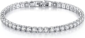 4mm Cubic Zirconia Tennis Bracelet ...