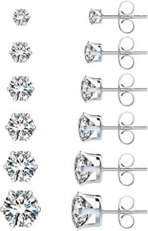 ORiTi 6 Pairs Stud Earrings Set for...