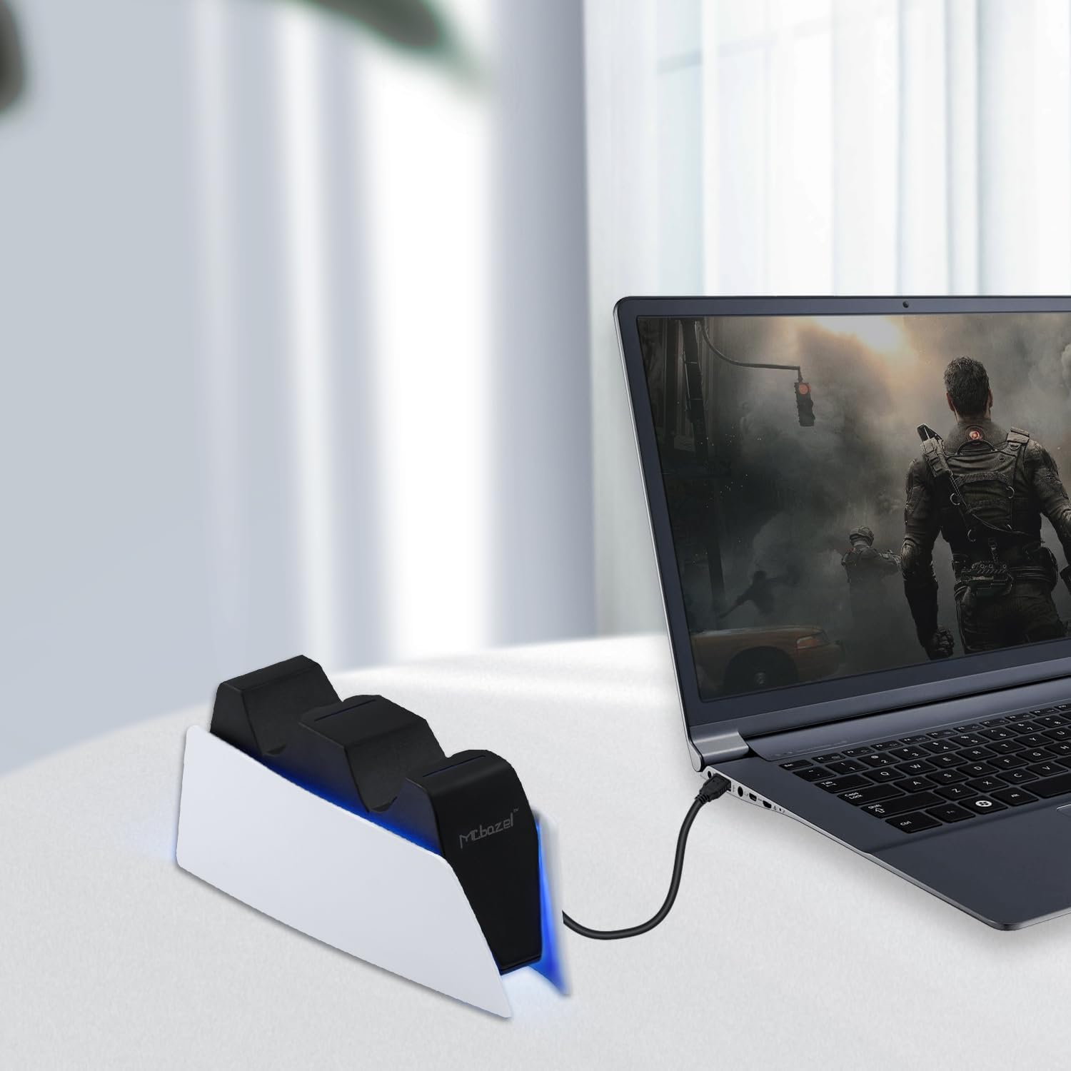 قاعدة شحن usb مزدوجة لذراع تحكم بلاي ستيش - الصورة 2