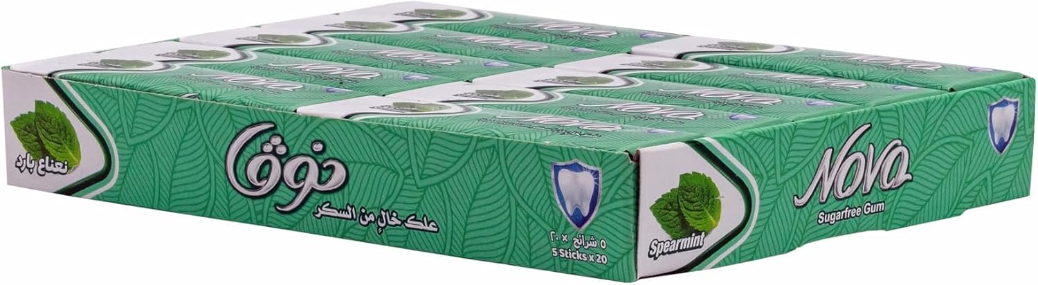علكة من نوفا خالية من السكر بنكهة النعن - الصورة 2