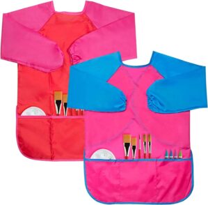 kids childrens apron art smocks wat...